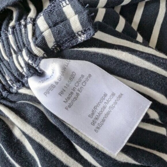 Veronica Beard Brompton Dress S Navy Blue White Striped Nautical Preppy Sailor - Picture 8 of 8